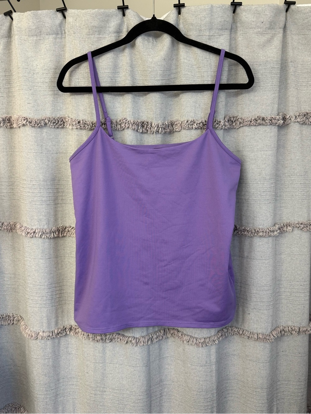 Dressbarn Woman’s Purple Camisole Lined Tank Top w/Spaghetti Straps-SIZE XL